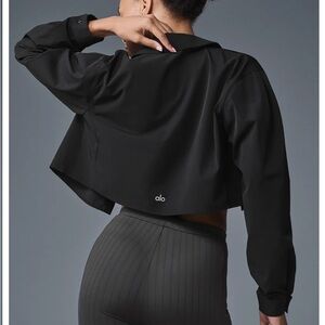 Alo Black Cropped Jacket